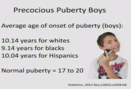 how does diet affect puberty onset