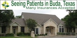 Dr.Carney sees patients at her office in Buda, Texas