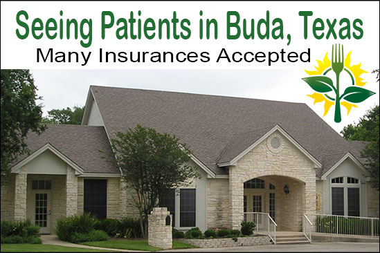 Dr.Carney sees patients at her office in Buda, Texas