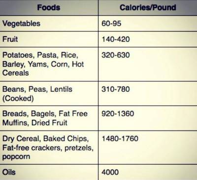 Calorie Density = Key to Weight Loss