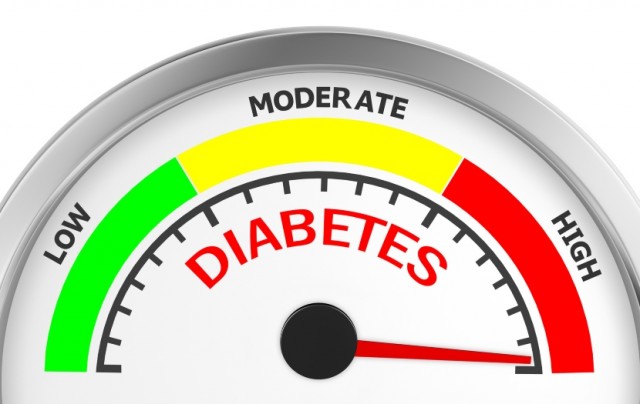 Diabetes Gauge in High Zone